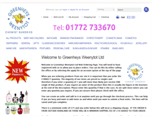 Tablet Screenshot of greenheysundries.co.uk